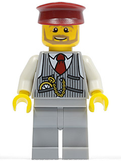 LEGO Minifigure-Balloon Vendor-Town-twn215-Creative Brick Builders